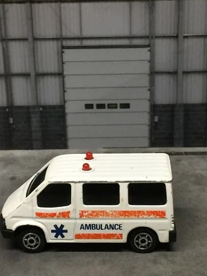 Coche diecast ambulancia Majorette Sonic Flashers 1991 Foto 1 de 4
