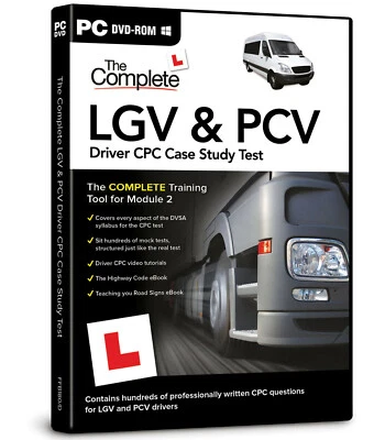 2026 The Complete LGV and PCV Driver CPC Case Study Test PC DVD for Computer - Image 1 of 4