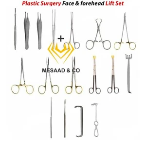 OR Grade Plastic Surgery Face & Forehead Lift Set Surgical Instruments CE - Picture 1 of 3