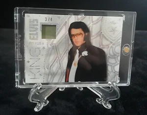 2024 LEAF ELVIS PRESLEY ICONS. SILVER SPARKLE "WARDROBE RELIC". 3/4. #FK-12. - Picture 1 of 3