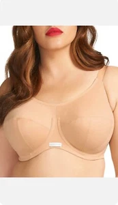 Elomi Nude Energise High Impact Underwire Tback Sport Bra Size 42G New Racerback - Picture 1 of 8