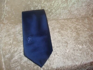 Bronzini ~ Navy ~ Satin ~ 100% Polyester ~ Men’s Tie ~ Very Great Condition ~ - Picture 1 of 3