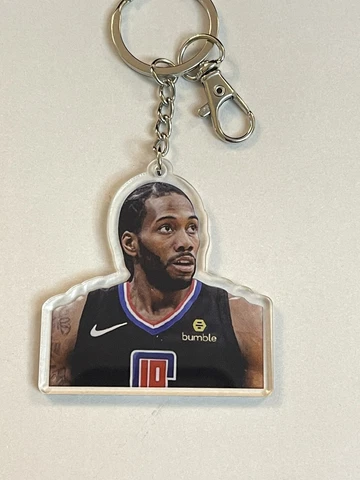 Kawhi Leonard Los Angeles Clippers Jersey Acrylic Keychain NBA Basketball Cover