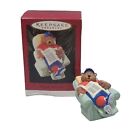 Christmas Hallmark Keepsake Ornament Happy Holi-Doze 1996 Baseball Recliner Bear