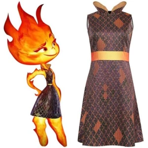 Dress Ember Elemental Cosplay Costume Halloween Carnival Party Disguise Costume - Picture 1 of 12