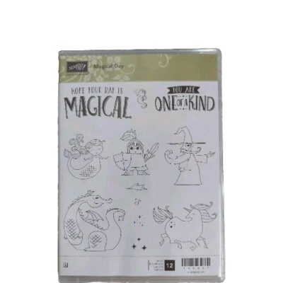 Stampin' Up! Juego de estampillas Magical Day y troqueles Magical Mates Framelits 145857 Foto 1 de 3