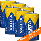 6 x Varta Pro Industrial 4020 Alkaline Mono D LR20 Batterien MN1300 1,5V lose