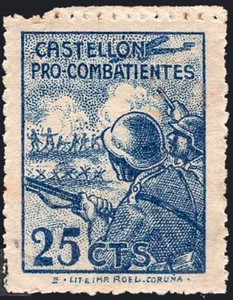 Castellón - Guerra Civil - Em. Local Republicana - Allepuz * 72 - Bild 1 von 1