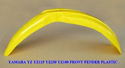 Fit YAMAHA YZ YZ125 YZ250 YZ100 FRONT FENDER PLASTIC "YELLOW"   [as623] Foto 1 de 4