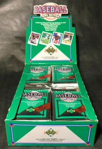 1990 Upper Deck Low Series Baseball Cards, 1 Sealed Wax PACK From Box, 15 Cards - Picture 1 of 4