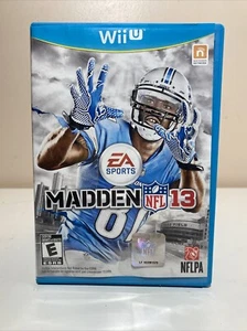 Madden NFL 13 (Nintendo Wii U, 2013) Football Sports Video Game, Complete - Picture 1 of 5