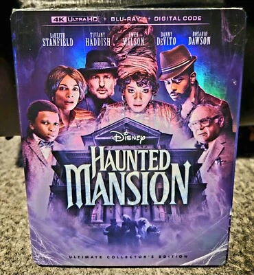 Disney HAUNTED MANSION (U.S. 4K Ultra HD +Blu-ray +Digital, 2023 w/ SLIPCOVER) - Image 1 of 2