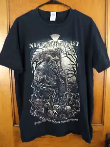 2012 Nuclear Blast T Shirt-size Xtra Large-Well Worn - Picture 1 of 6