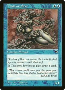 Magic MTG Tradingcard Tempest 1997 Thalakos Seer - Imagen 1 de 1