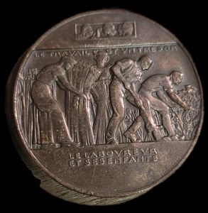 Médaille Le Labovreva Et Ses Enfants - Picture 1 of 2