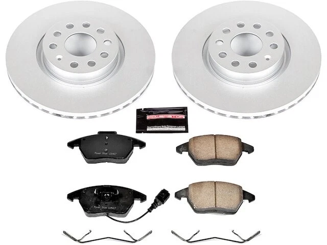 Комплект тормозной колодки и ротора для A3 Quattro TT Beetle CC Eos GTI Jetta Passat PR85H8 - Изображение 1 из 1