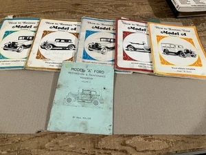 Six Model a Ford Technical Books. All Shipped Free In The USA - Picture 1 of 5