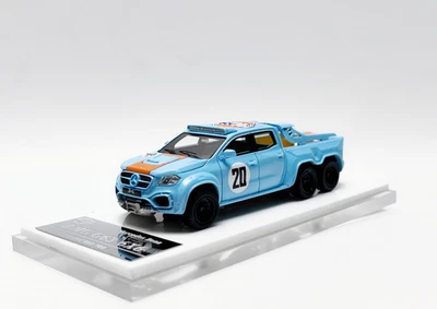 Modelo de coche de resina 1:64 Mercedes-Benz AMG G63 6X6 Gulf  Foto 1 de 4