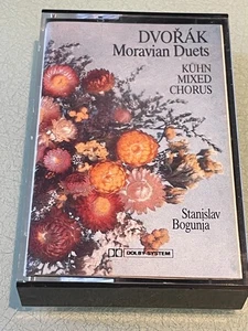 Dvorak - Moravian Duets - Cassette Tape Album - 1987 Supraphon Czechoslovakia - Picture 1 of 5