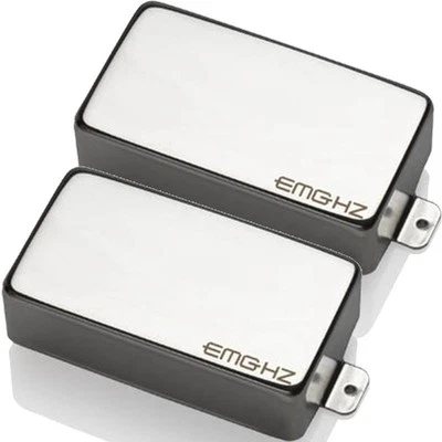 EMG Hz H4/H4A Pasivo Pastilla Humbucker Set - Cromado Nuevo - Imagen 1 de 3