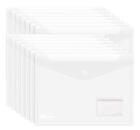 Plastic Envelopes Folders Poly Envelopes 25 Pack A4 Letter Size Clear Documen...