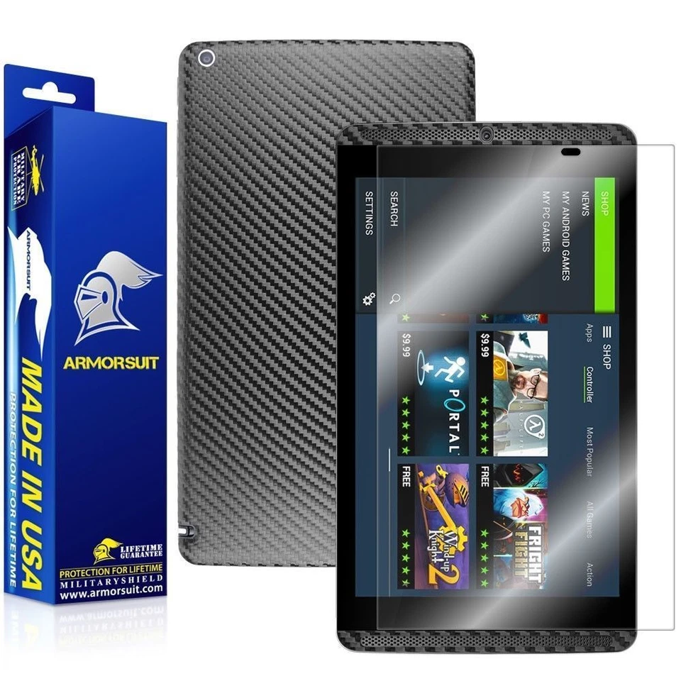 ArmorSuit MilitaryShield NVIDIA Shield Tablet Screen Protector + Black Carbon - Image 1 of 4