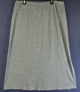 NEW Eileen Fisher Organic Cotton Hemp Pull On Midi Skirt Size M #P3382 - Picture 1 of 6
