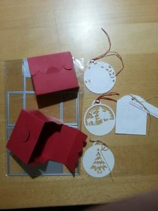 Stanze 5 x 6 x 2,5 Box Thinlits Dies f stampin up Anhänge Tags Give away big sho - Bild 1 von 3
