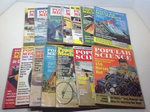 Popular Mechanics & Popular Science Magazine Lot 14 issues - Imagen 1 de 9
