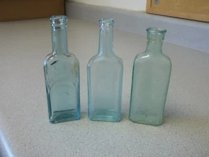 Botellas de medicina antiguas Davis analgésico, Fletcher's Castoria, Dr D Jayne's - Imagen 1 de 5