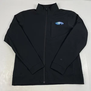 Lululemon Jacket Mens Extra Large Black Sojourn Full Zip Track Running Stretch - Picture 1 of 11