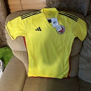 adidas columbia Mens Jersey Slim Fit Home Soccer Football HB9172 Size S