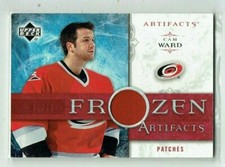 06-07 UD Upper Deck Artifacts  Frozen Artifacts  Cam Ward  /35  Patch