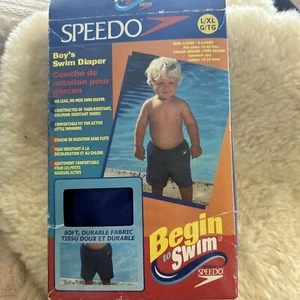 Speedo boys Swim Diaper Sz L-XL 18-36 Months 25-33lbs Swim Diaper NIB - Picture 1 of 3