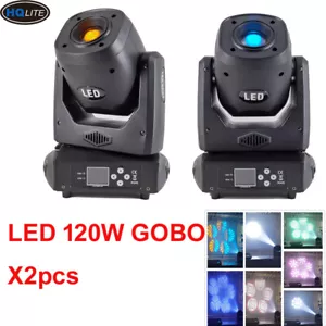Mini LED Beam Gobo Moving Head Bühnenlicht DMX Disco DJ Party Lichter Hochzeit 2 Stück - Bild 1 von 14