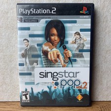 SingStar Pop Vol. 2 Sony PS2 PlayStation 2 (2008) Complete Video Game Tested