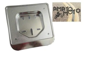 PORTA TARGA PORTATARGA CROMATO MADE IN ITALY PER TUTTI I SCOOTER 50 - Imagen 1 de 1