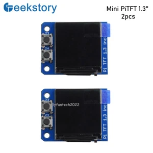 2Pcs Mini PiTFT 1.3" 240x240 Pixel IPS Display Full Color TFT Add-on SPI ST7789 - Picture 1 of 5