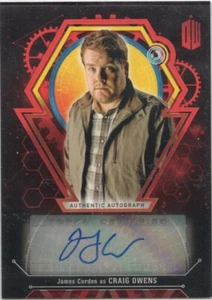 Tarjeta de Autógrafo JAMES CORDEN 3/5 - DOCTOR WHO Encuentros Extraterrestres - Imagen 1 de 2