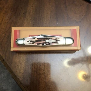 Rough Rider Stagbone Whittler Pocket 3 Blade Folding Knife RR155 - Picture 1 of 6