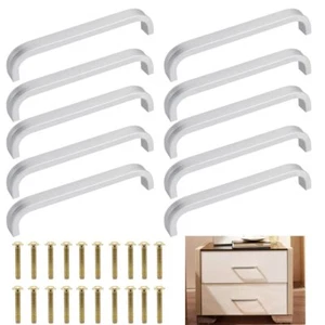 10 PCS Poignée de Meuble Cuisine Inox Poignet de Porte Cuisine Universel Poig... - Picture 1 of 7