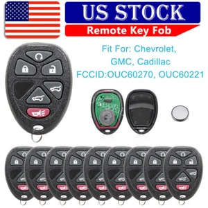 10 For 2007 2008 2009 2010 2011 2012 2013 2014 Chevrolet Suburban Remote Key Fob - Picture 1 of 7