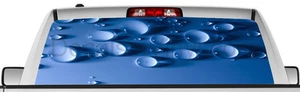 Rear window graphic view thru decal sticker,texture, pickup truck SUV Van - Picture 1 of 2