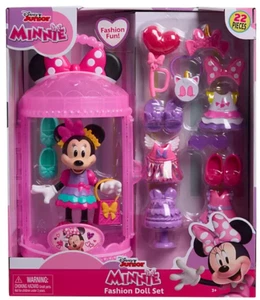 Disney Junior Minnie Mouse Fabulous Fashion Doll Playset 22 pieces mickey - Picture 1 of 1