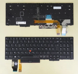 Nuovo per Lenovo THINKPAD T15 Gen 1 20S6 20S7 tastiera retroilluminata pianoforte belga - Foto 1 di 2