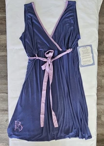 Lila Geburtskleid Damen Umstandsmode Geburt Stillmantel Krankenhauskleidung - Bild 1 von 22