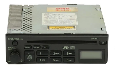 Hyundai Sonata 2002-2005 receptor de radio AM FM disco único reproductor de CD 96160-3D102 Foto 1 de 4