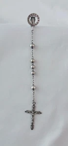 Dolce & Gabbana D&G Ohrring Silber Rosenkranz Kreuz 925 - Bild 1 von 9