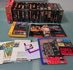 LOTE COLECCIÓN de Juegos Super Nintendo, CIB + 1 NUEVO JUEGO 32X SEGA! LEER ANUNCIO - Imagen 1 de 16