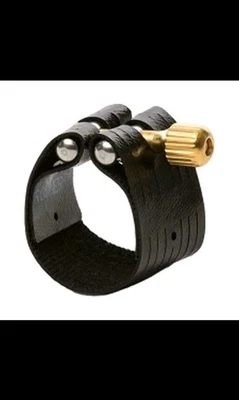 Saxo tenor Rovner ligadura oscura y tapa para boquillas de goma dura 2R Slim Bari Foto 1 de 3